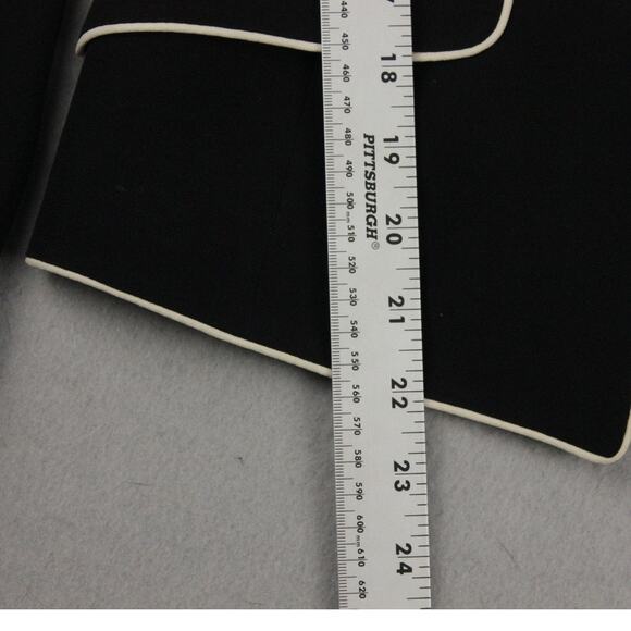 Vtg Sophie Sitbon Paris Womens Set Blazer and Vest Black White Trim Sz 36/38 - Picture 16 of 16